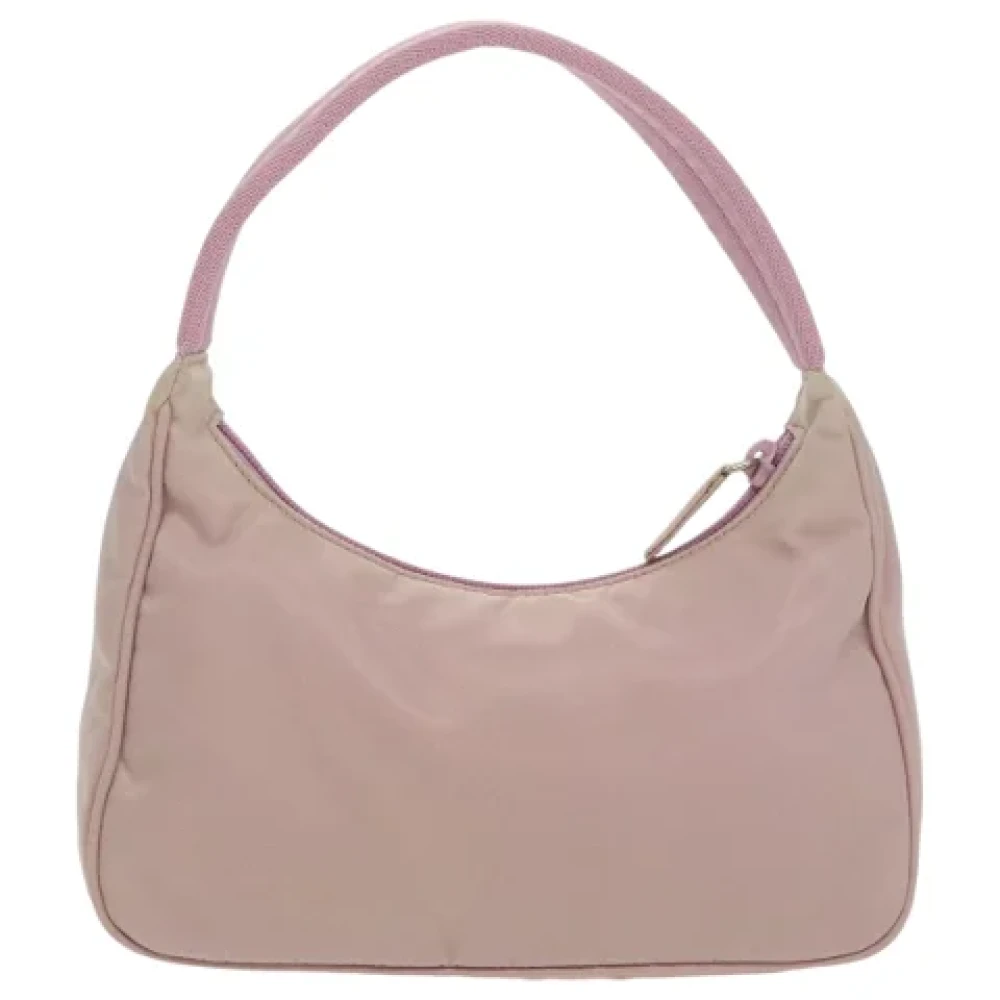 Prada Vintage Pre-owned Leather handbags Pink Dames