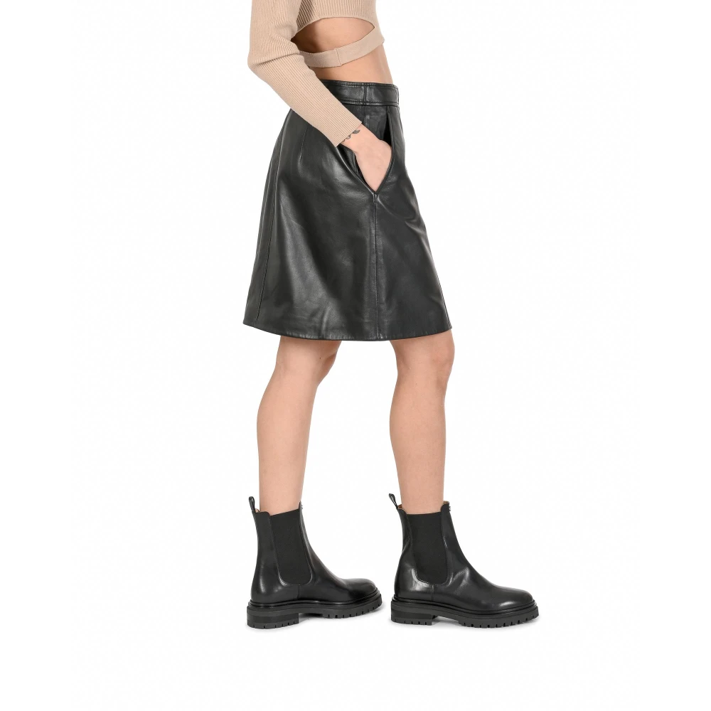 Hugo Boss Midi Skirts Black Dames
