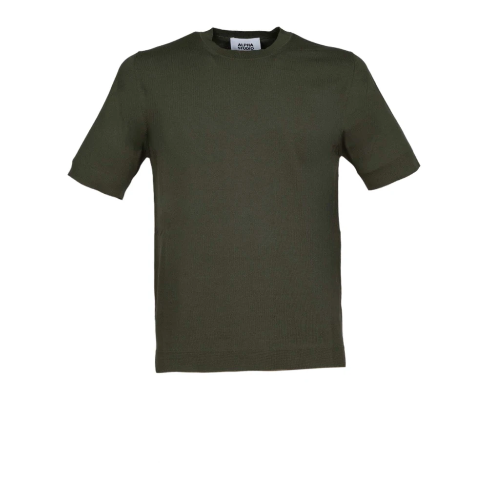 Alpha Studio T-Shirts Green Heren