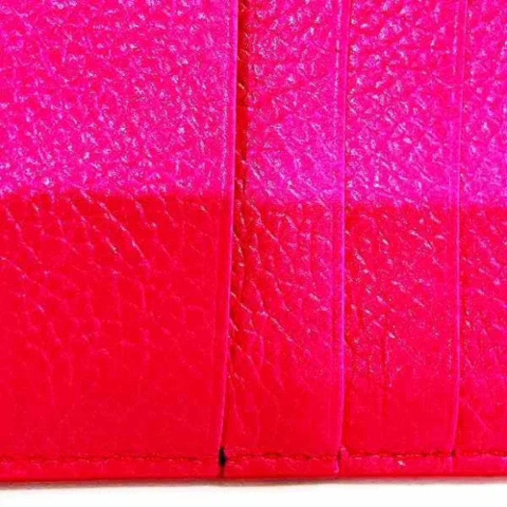Balenciaga Vintage Pre-owned Leather wallets Pink Dames