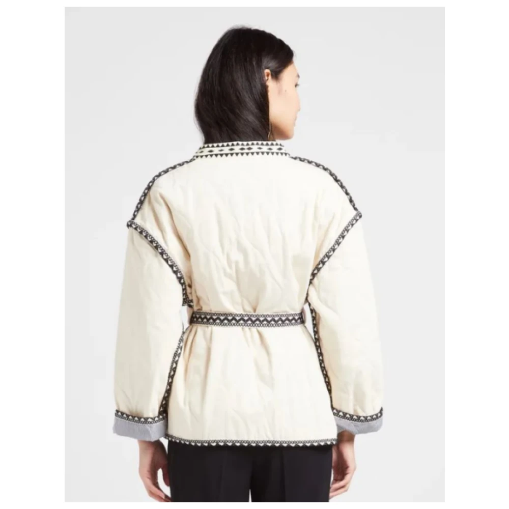 Suncoo Evan Tailleriem Gewatteerd Jack Beige Dames