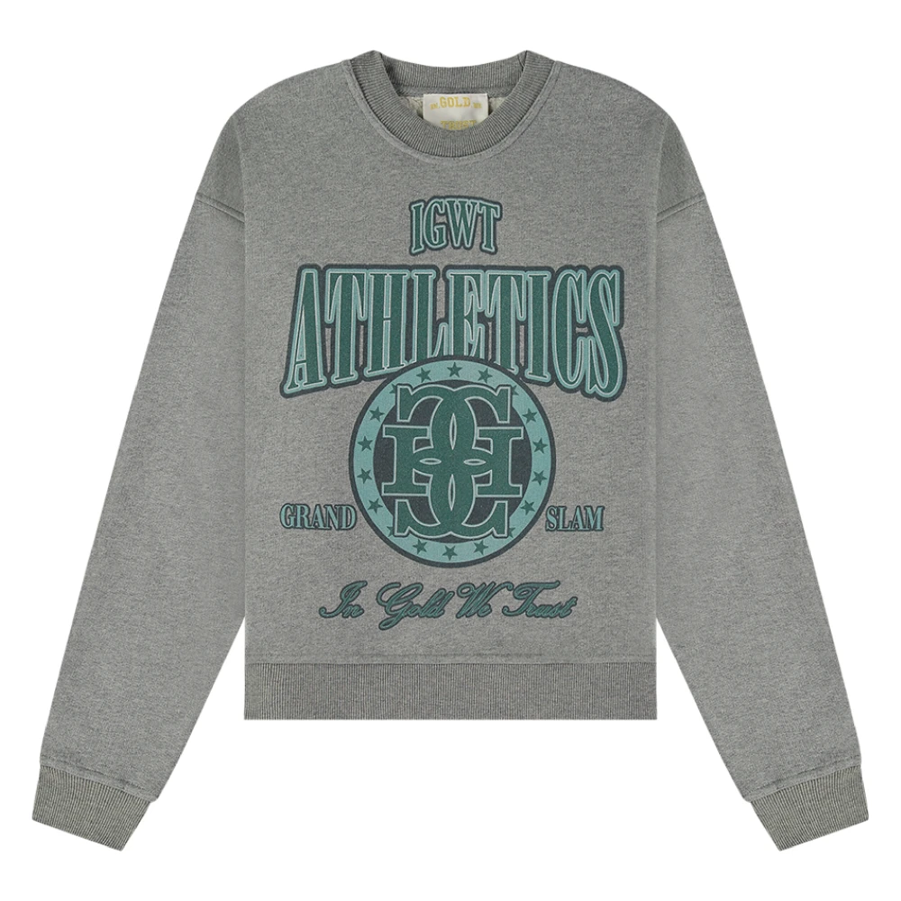 In Gold We Trust Sweatshirts Gray Heren