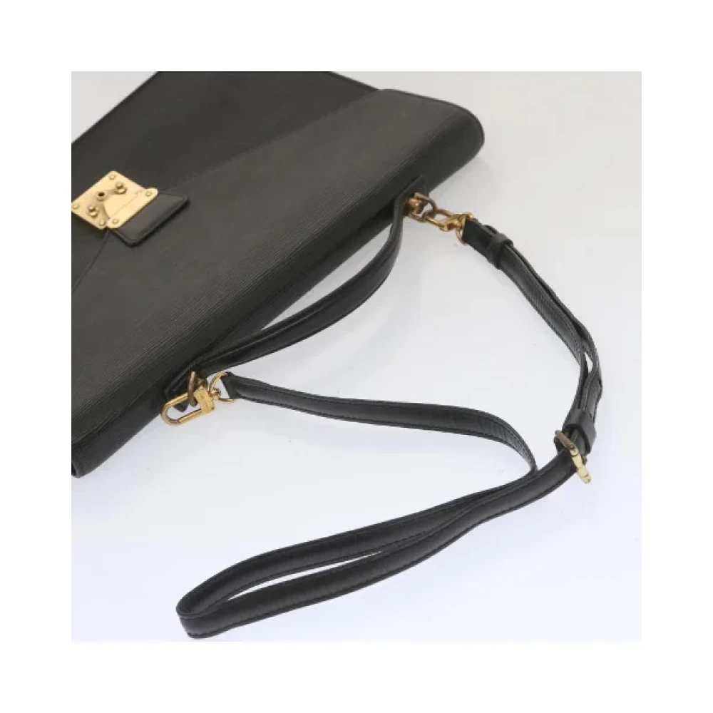 Louis Vuitton Vintage Pre-owned Leather louis-vuitton-bags Black Dames