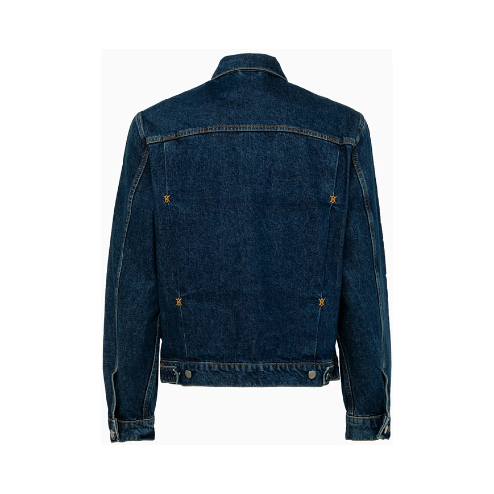 Daily Paper Denim Bomberjack Blue Heren