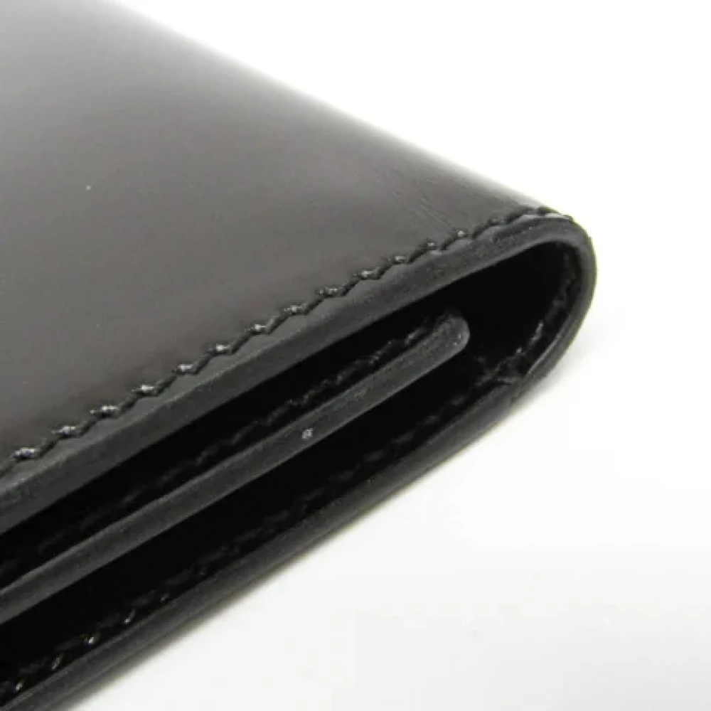 Prada Vintage Pre-owned Leather wallets Black Dames