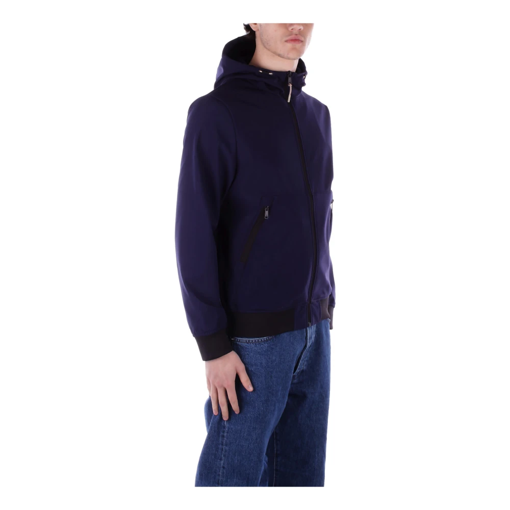 Only & Sons Blauwe Hoodie Jas Rits Zakken Avond Blue Heren