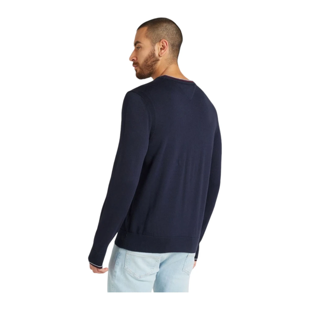 Tommy Hilfiger Trui met ronde hals Blue Heren