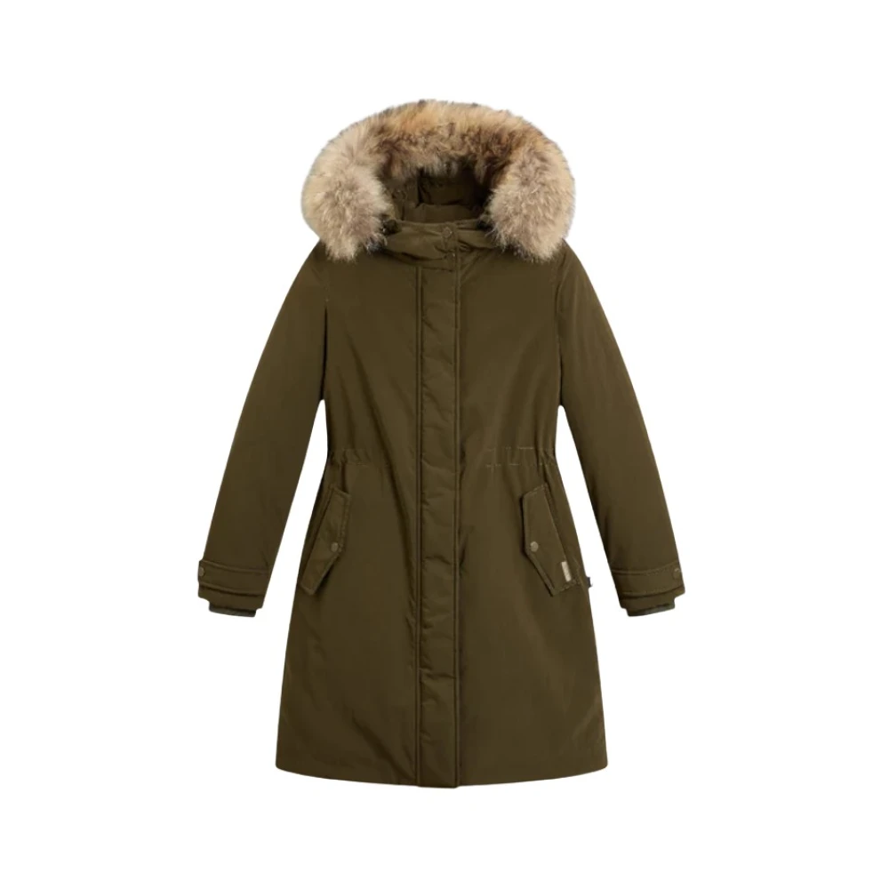 Woolrich Women's Green Grace Parka - Parkas - L - Coats