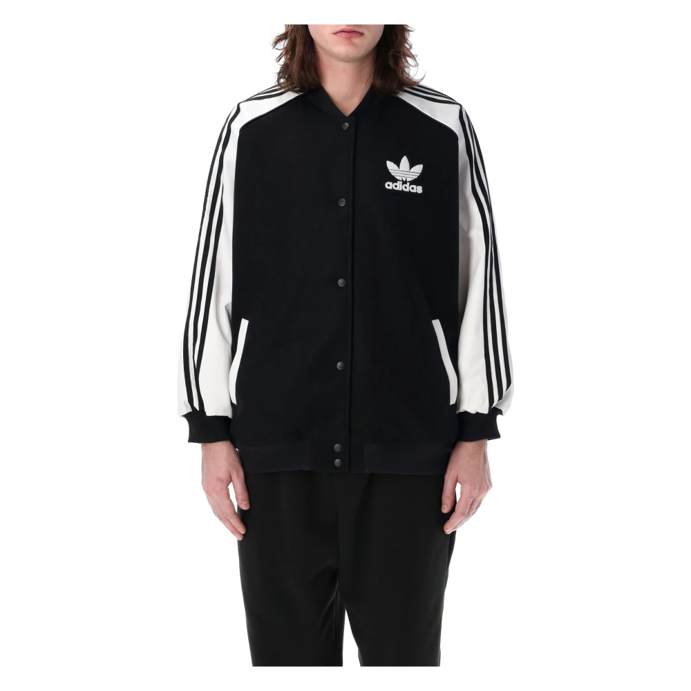 Adidas Varsity Jack Zwart Wit Ss24 Black Heren