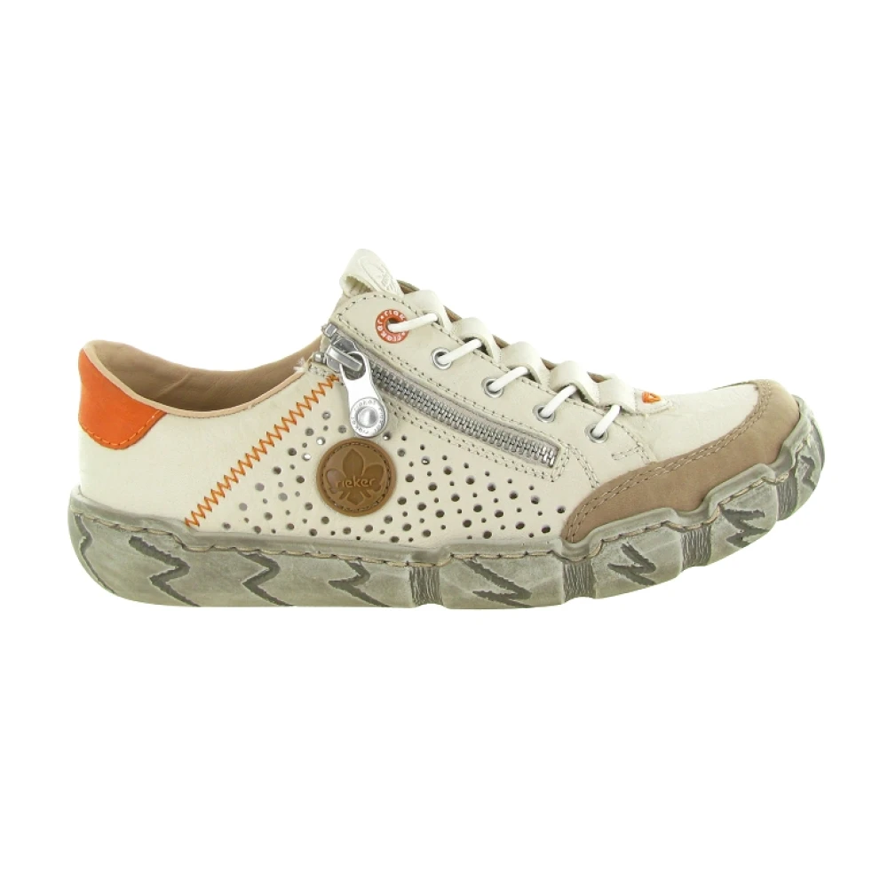 Rieker L0355 Sneakers Dames Schoenen Beige