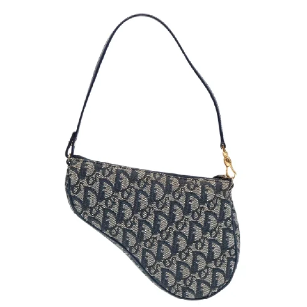 Dior Vintage Pre-owned Canvas dior-bags Blue Dames