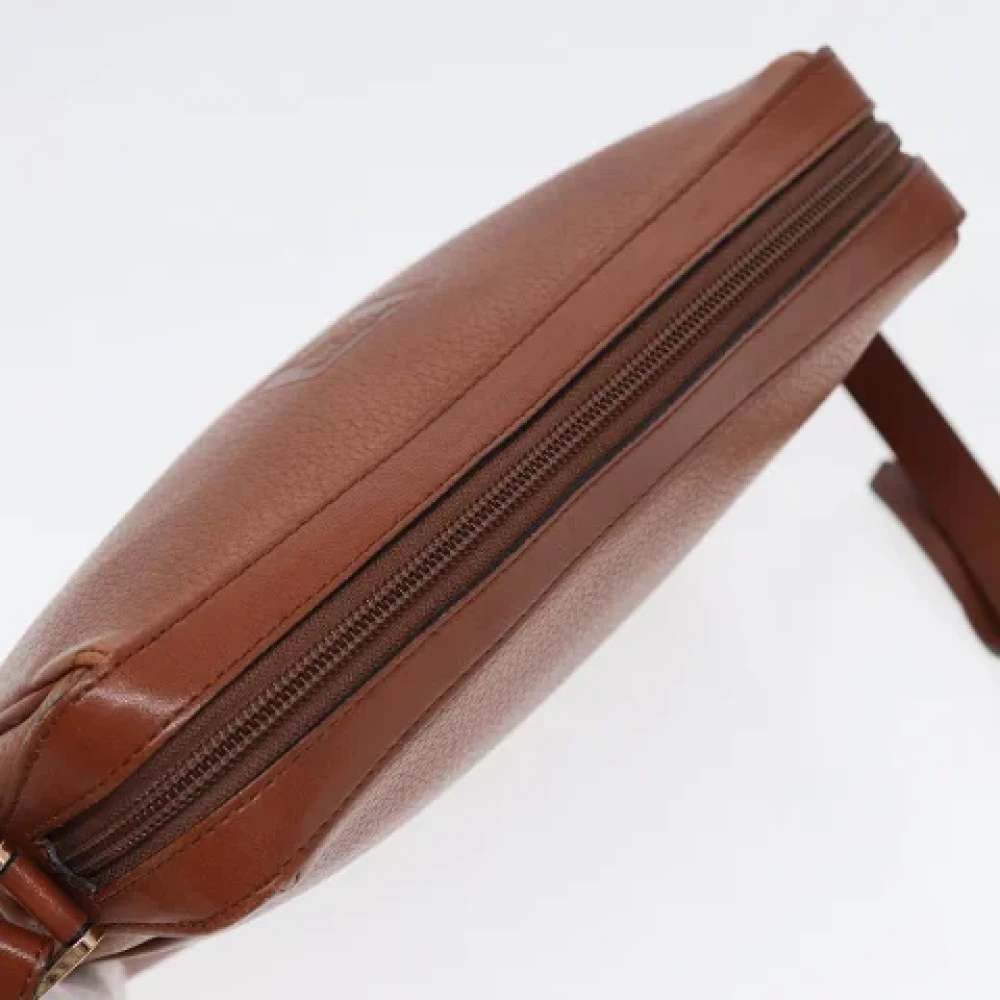 Burberry Vintage Pre-owned Leather shoulder-bags Brown Dames