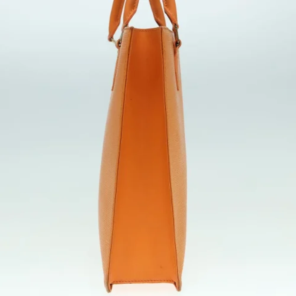 Louis Vuitton Vintage Pre-owned Leather totes Orange Dames