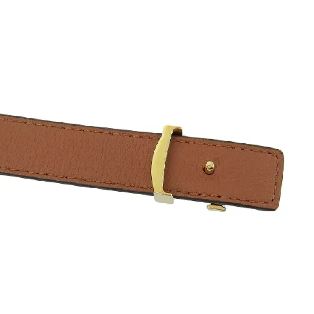 Louis Vuitton Vintage Pre-owned Leather belts Brown Dames