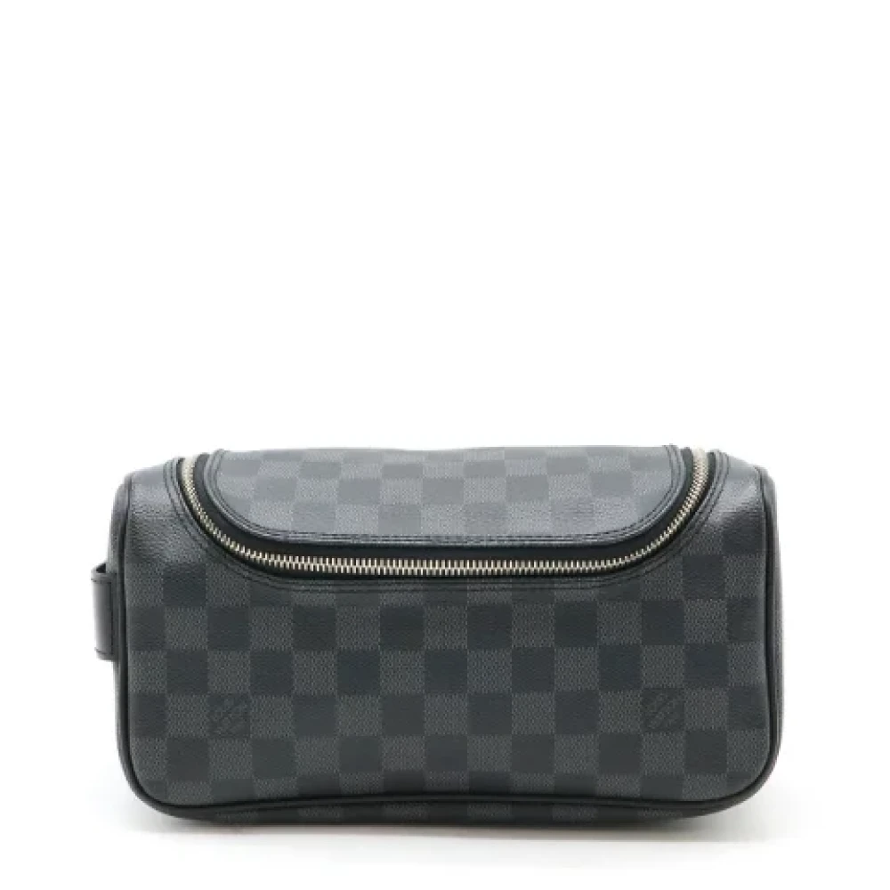 Louis Vuitton Vintage Pre-owned Canvas clutches Black Heren