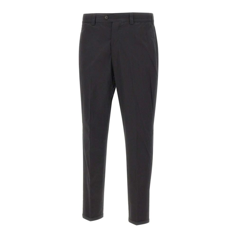 Pt Torino Men's Black Slim-Fit Trousers, W33, The Rebel Trousers
