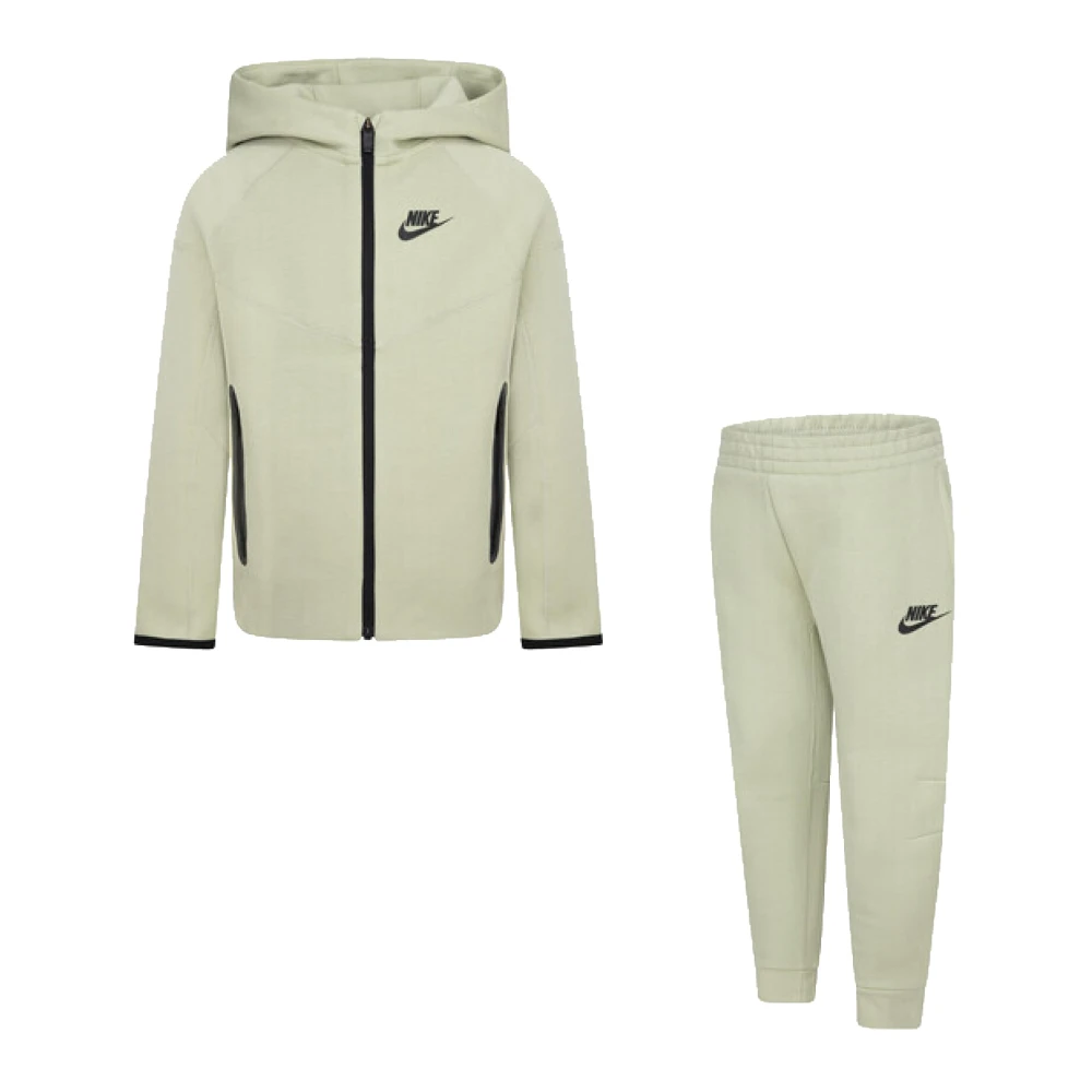 Nike Tech Fleece Hoodie och Joggers Set Beige, Unisex