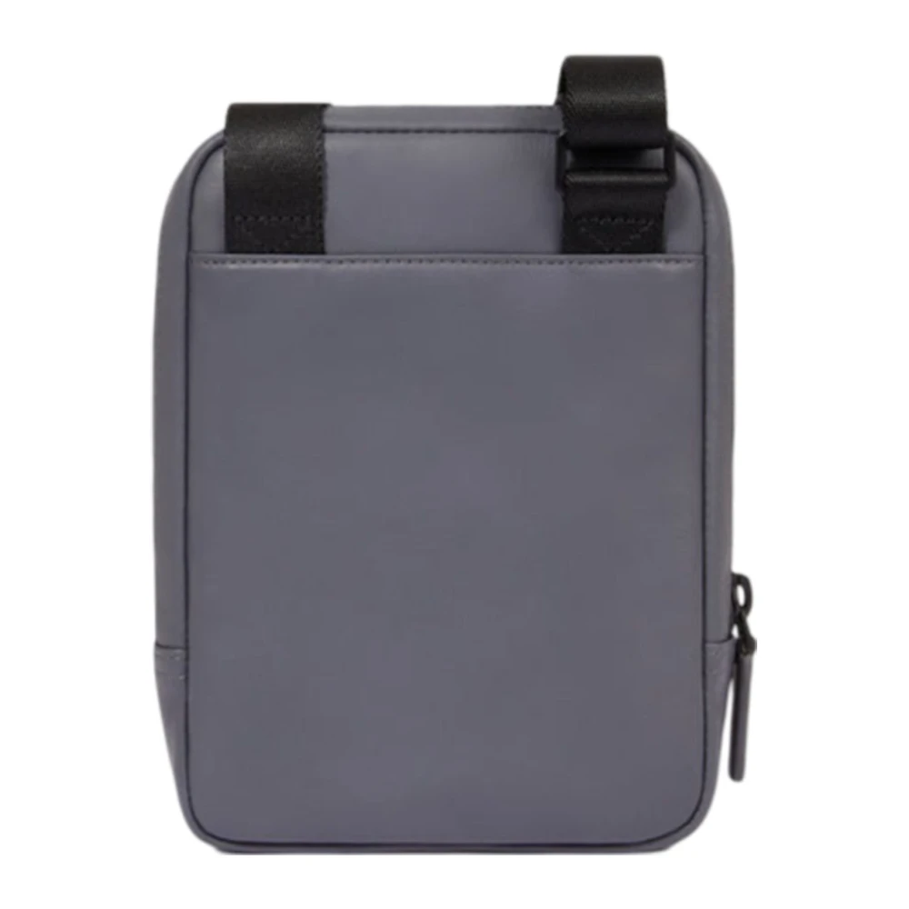 Piquadro Grijze iPad Mini Schoudertas Gray Unisex