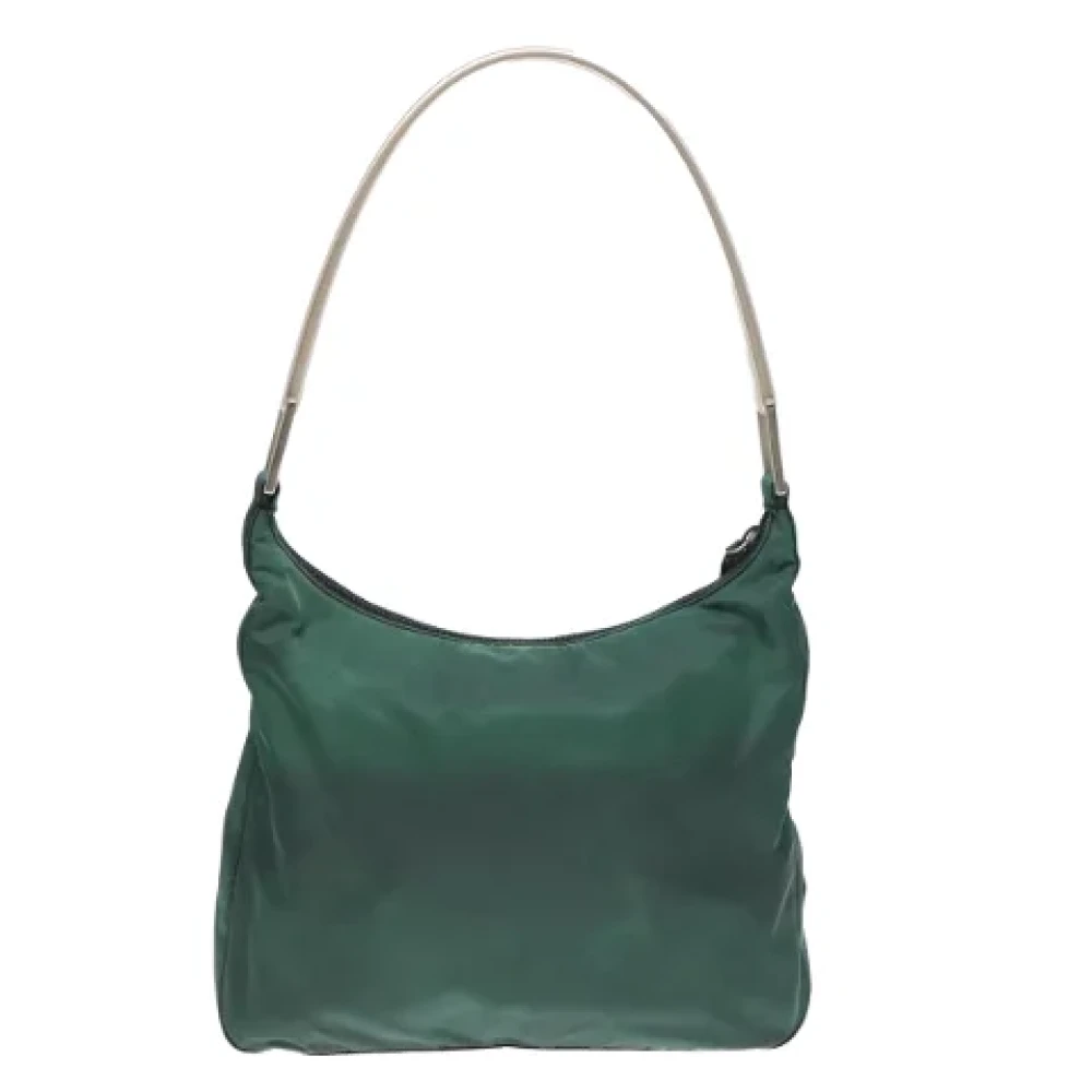 Prada Vintage Pre-owned Fabric prada-bags Green Dames