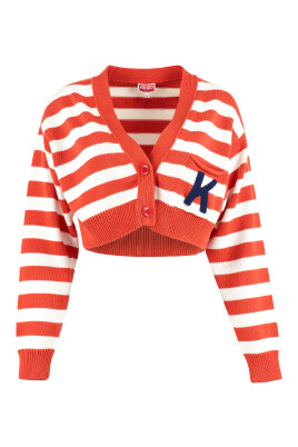 cardigan-en-coton-raye
