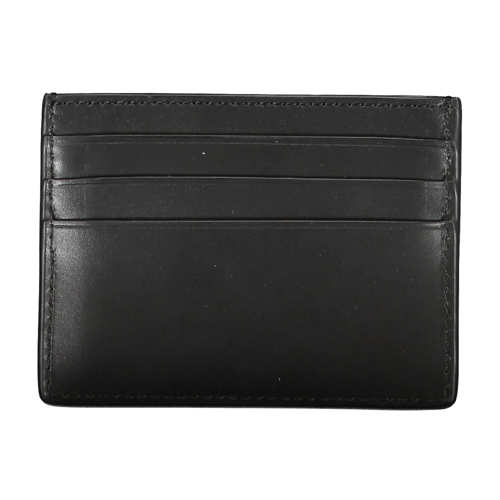 Tommy Hilfiger Heren Portemonnee Zwart Portacard Contrast Logo Black Heren