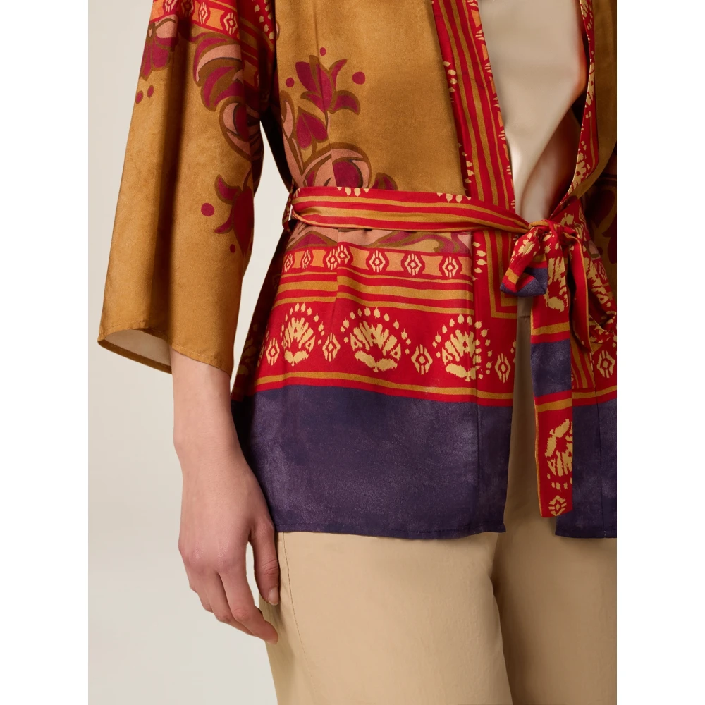 Oltre Ethno Kimono Jack Multicolor Dames