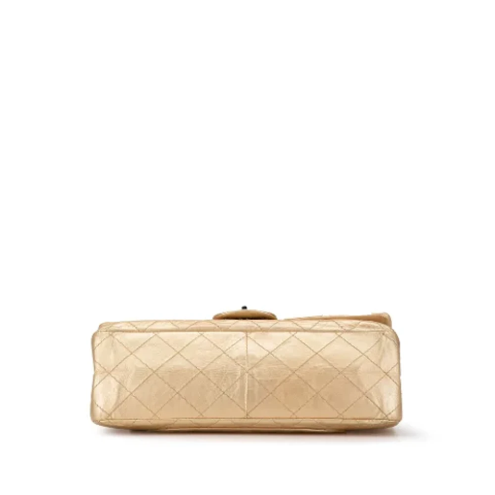 Chanel Vintage Pre-owned Leather chanel-bags Yellow Dames