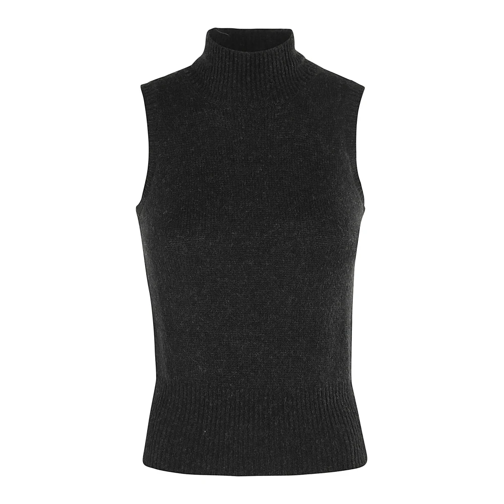 Roberto Collina Dolcevita Slipover Sweater Black Dames