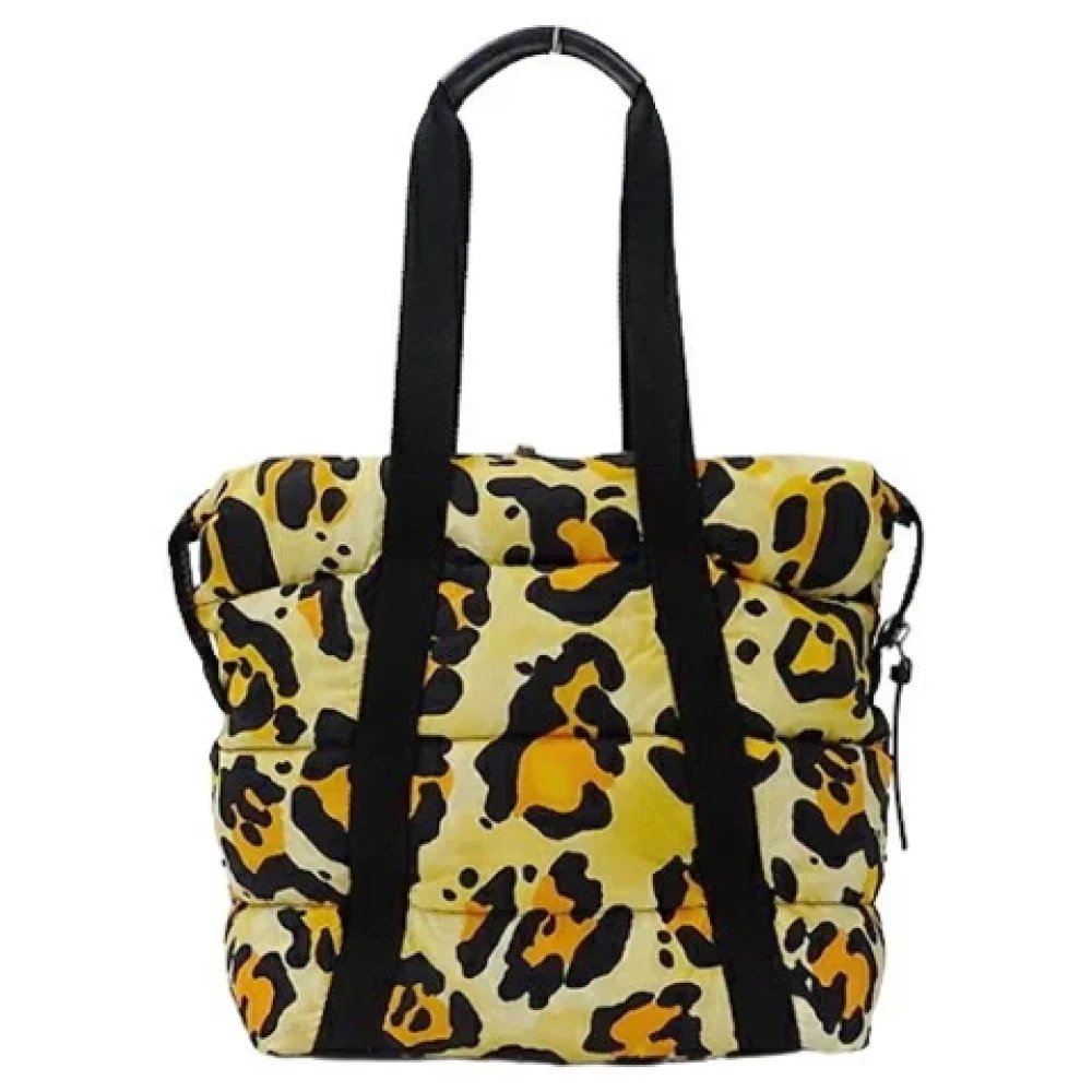 Moncler Pre-owned Fabric totes Yellow Dames