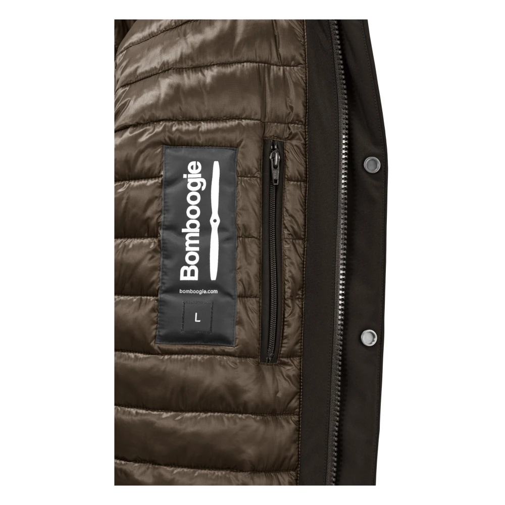 BomBoogie Aberdeen Thermojas Jas met Primaloft -vulling Brown Heren