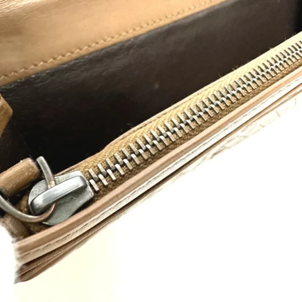 Bottega Veneta Vintage Pre-owned Leather wallets Brown Dames