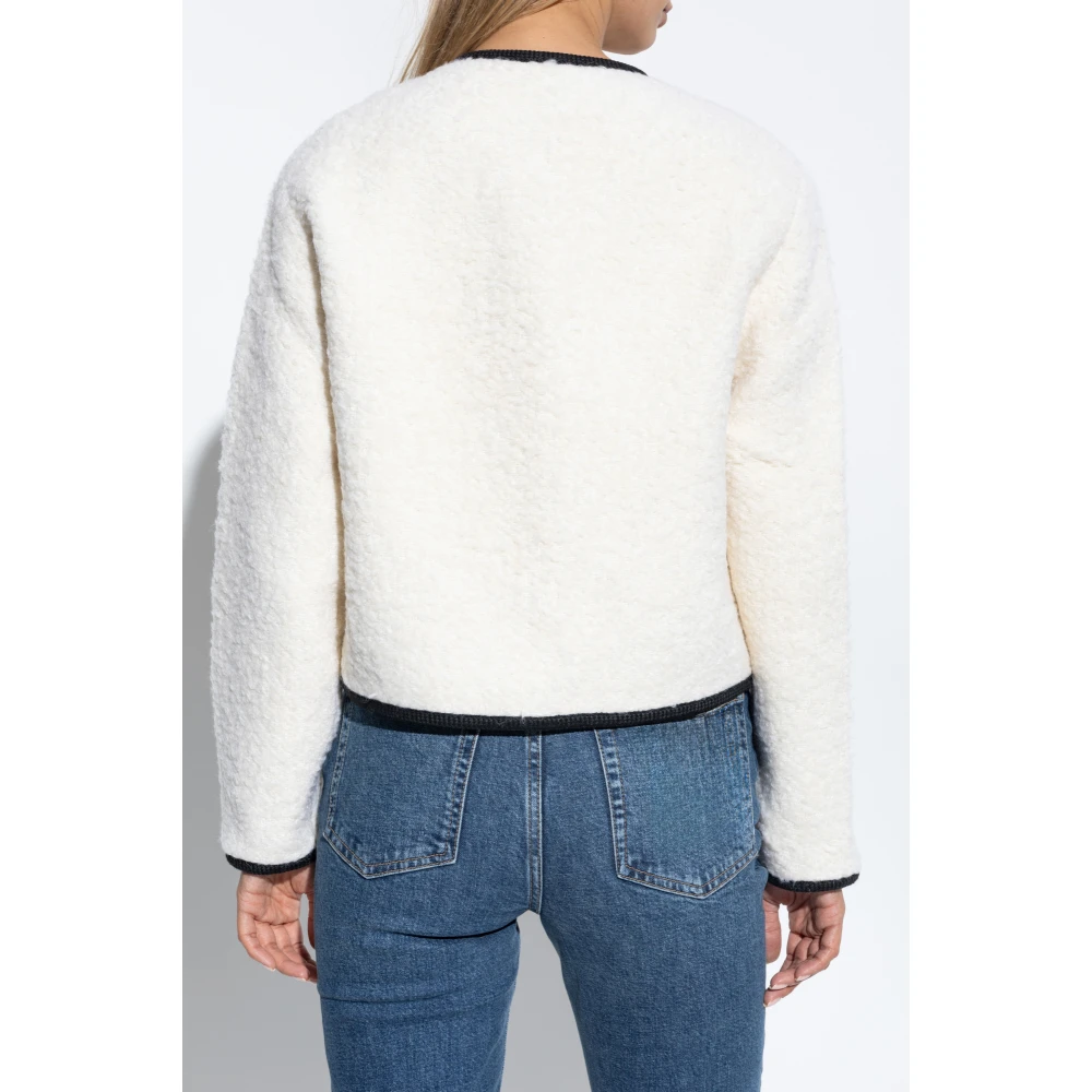 Anine Bing Wollen jas White Dames