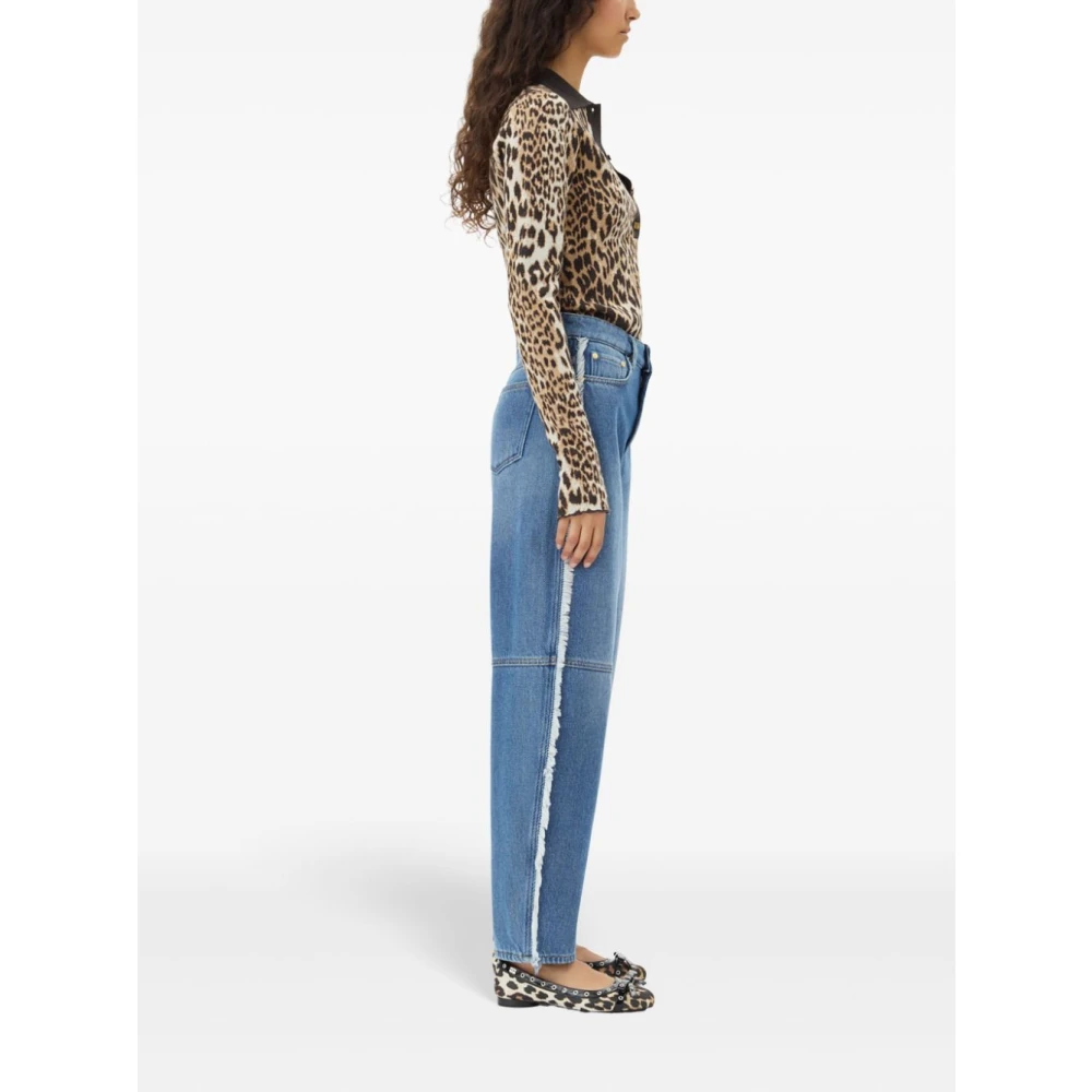 Ganni Blauwe Jeans Damesmode Blue Dames