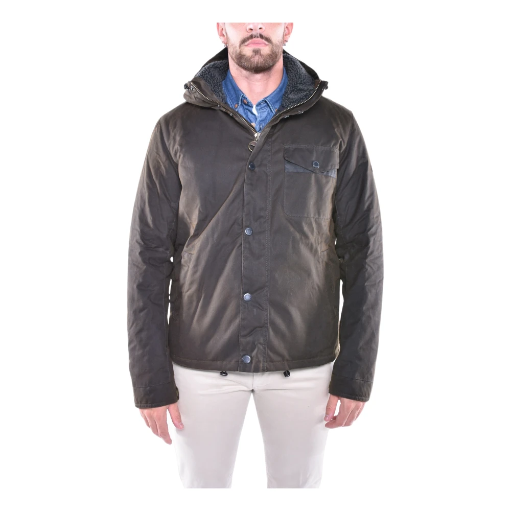 Barbour Men's Green Kevlar Motorcycle Wax Jacket - Light Jackets - 2XL - Jackets