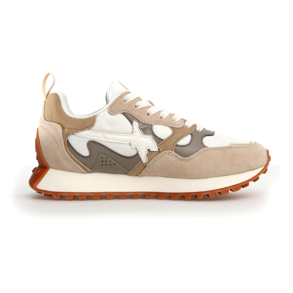 W6yz Women's Beige Trainers For Urban Style - Sneakers - 5 Uk - Shoes