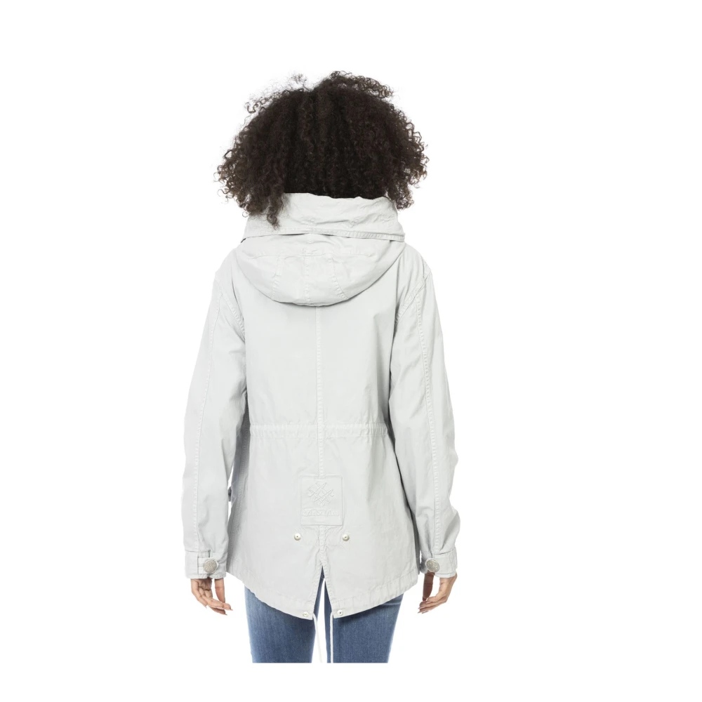 Mr&Mrs Italy Korte Parka Jas met Verstelbare Capuchon Gray Dames