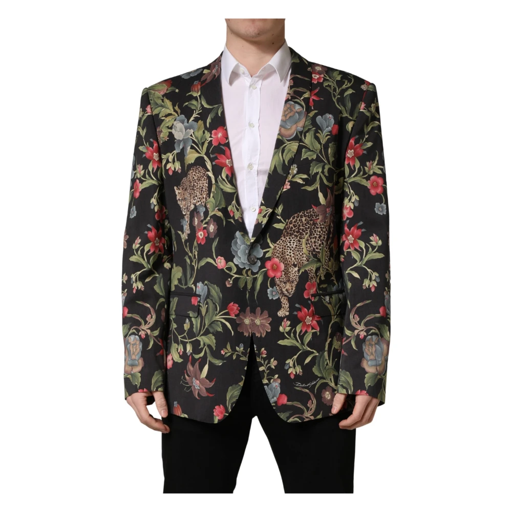 Dolce & Gabbana Men's Multicolor 1 Button Suit Jacket - Blazers - 3XL - Jackets