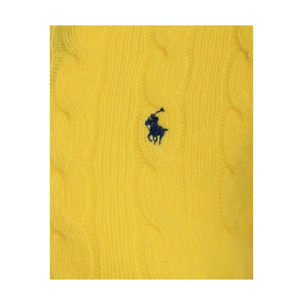 Polo Ralph Lauren Lange Mouw Pullover Trui Yellow Dames