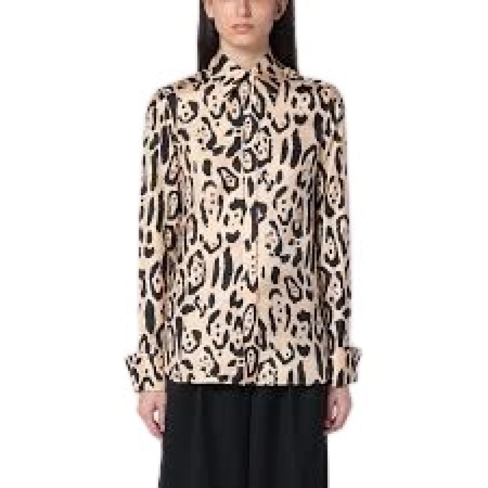 SPORTMAX Casual Katoenen Overhemd voor Mannen Multicolor Dames