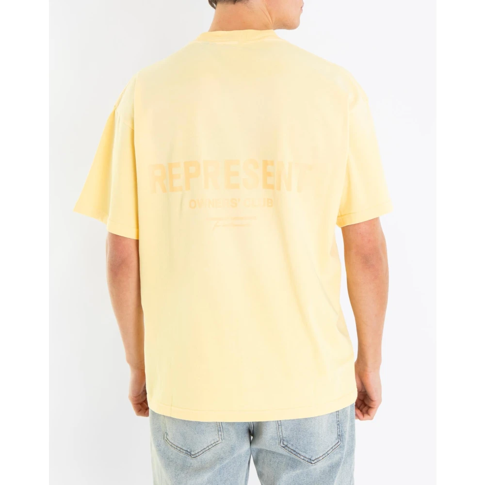 Represent Owners Club T-Shirt Yellow Heren