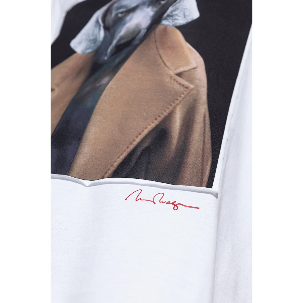 Max Mara Top 'Cipria' White Dames