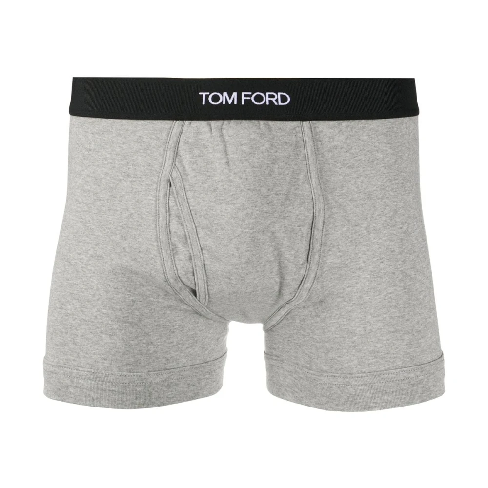 Tom Ford Grijze Logo Band Boxershorts Gray Heren