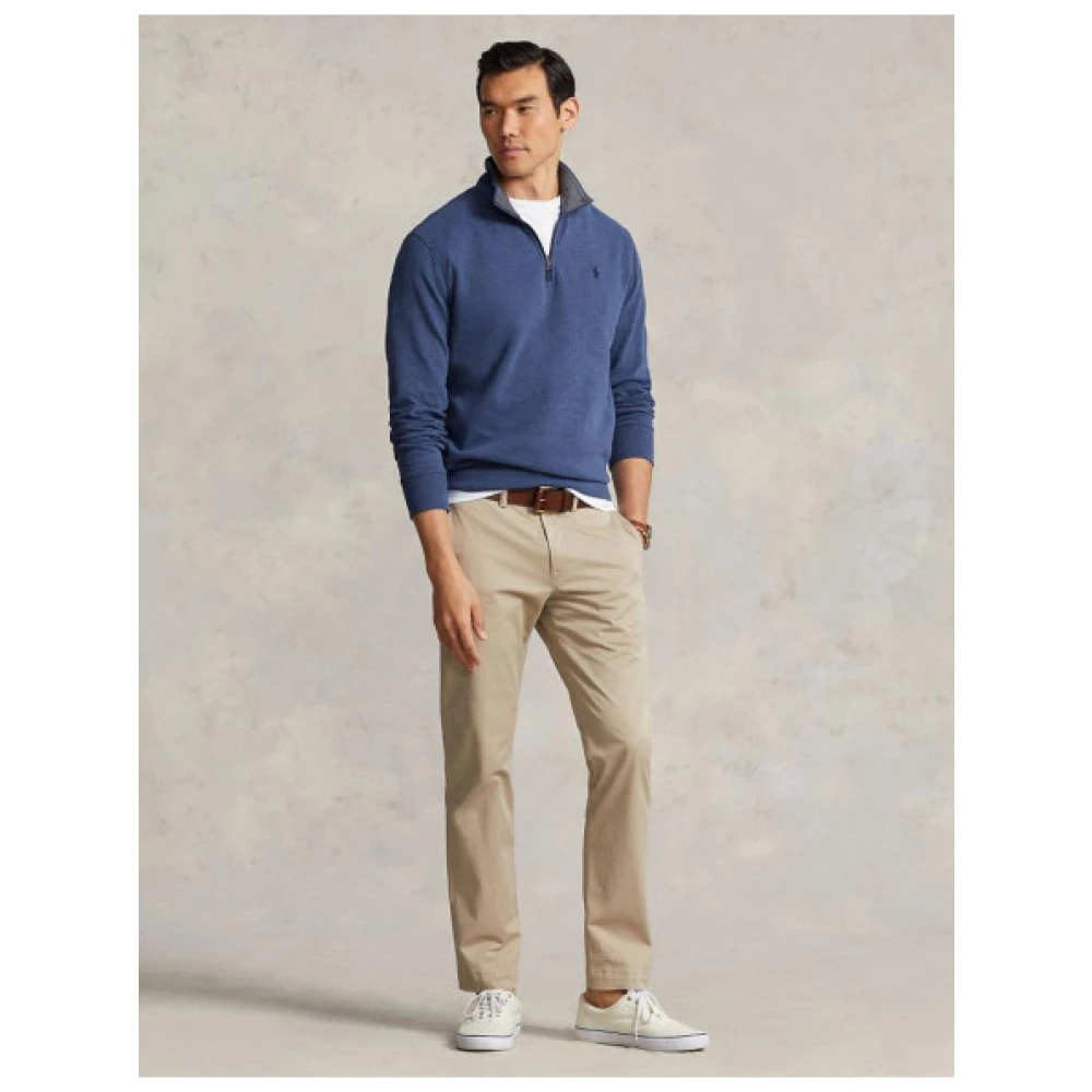 Polo Ralph Lauren Heren half-zip trui Blue Heren