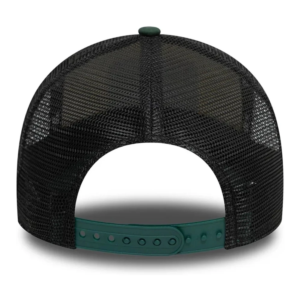 new era Groene Patch Canvas Trucker Hoed Multicolor Heren