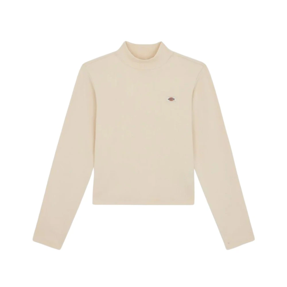 Dickies Marysville Longsleeve Tee in Wit Beige Dames