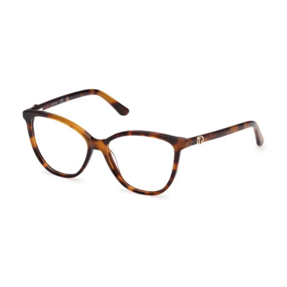 Guess Unisex Brown Glasses, 55 Mm, Cat Eye Frame