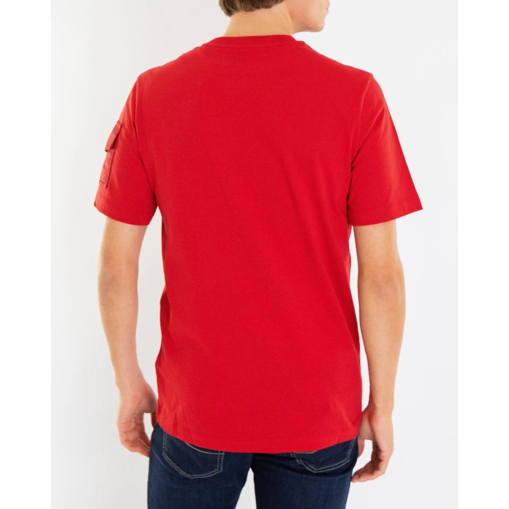 Moncler Heren Korte Mouw T-shirt Red Heren