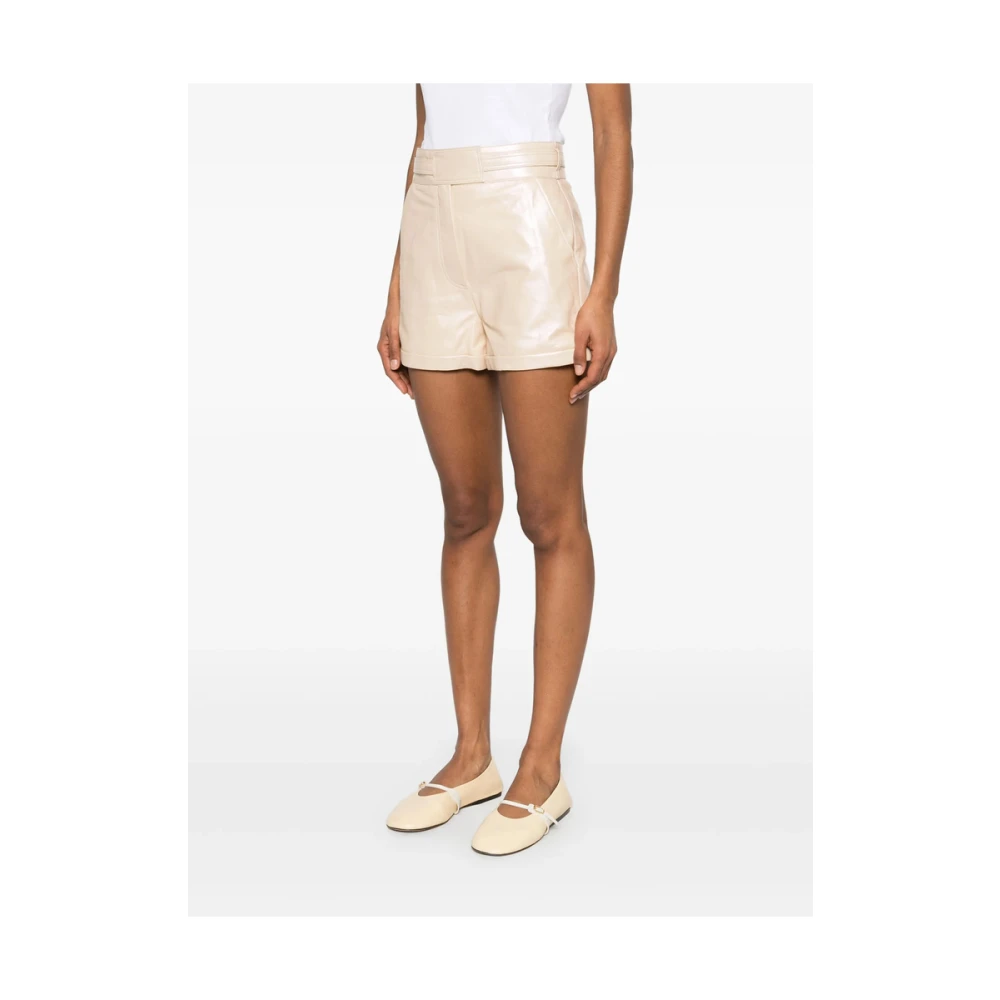 IRO Beige Iridescent Voorzak Broek Beige Dames