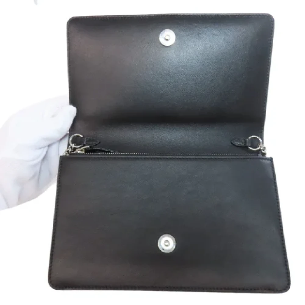 Jimmy Choo Pre-owned Leather shoulder-bags Black Dames