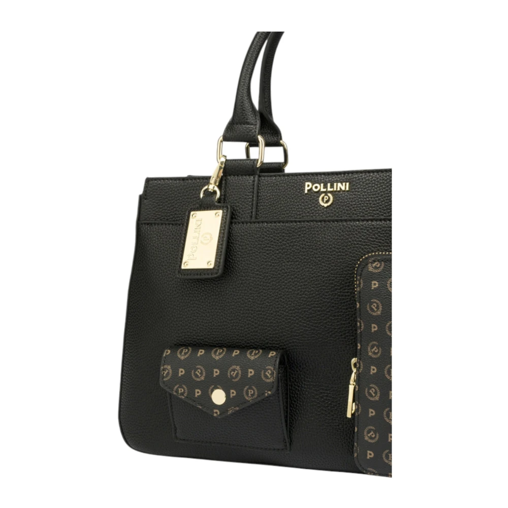 Pollini Grained Heritage Handtas voor Vrouwen White Dames